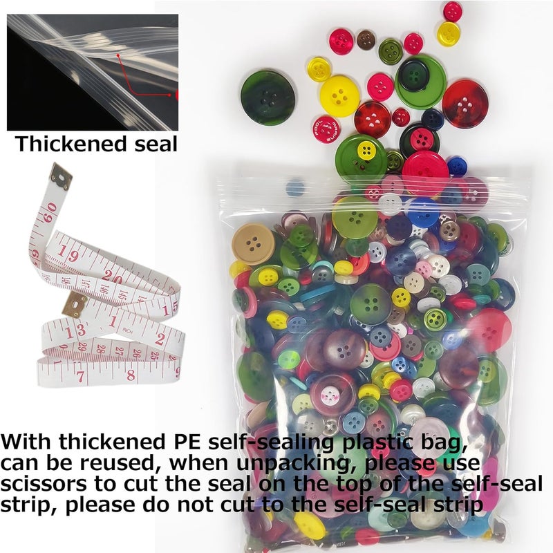 KOVOLALA 500-700Pcs Mixed Style Resin Buttons, Multiple Shapes, Mixed Colors Hand Sewing Craft, DIY Crafts, Kids Handmade Button Painting, DIY Handmade Decoration - Image 3